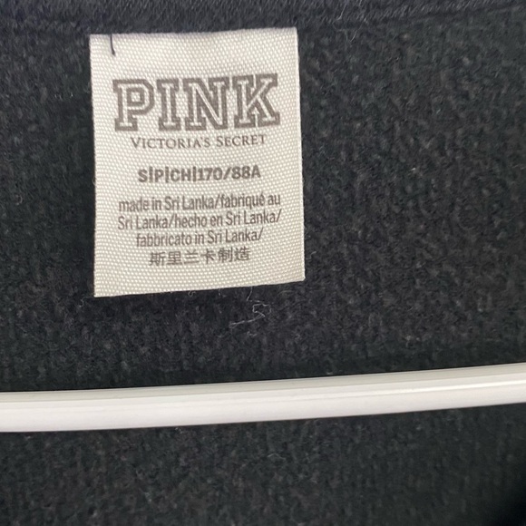 PINK VICTORIA'S SECRET FULL ZIP HOODIE - SMALL - Picture 7 of 8